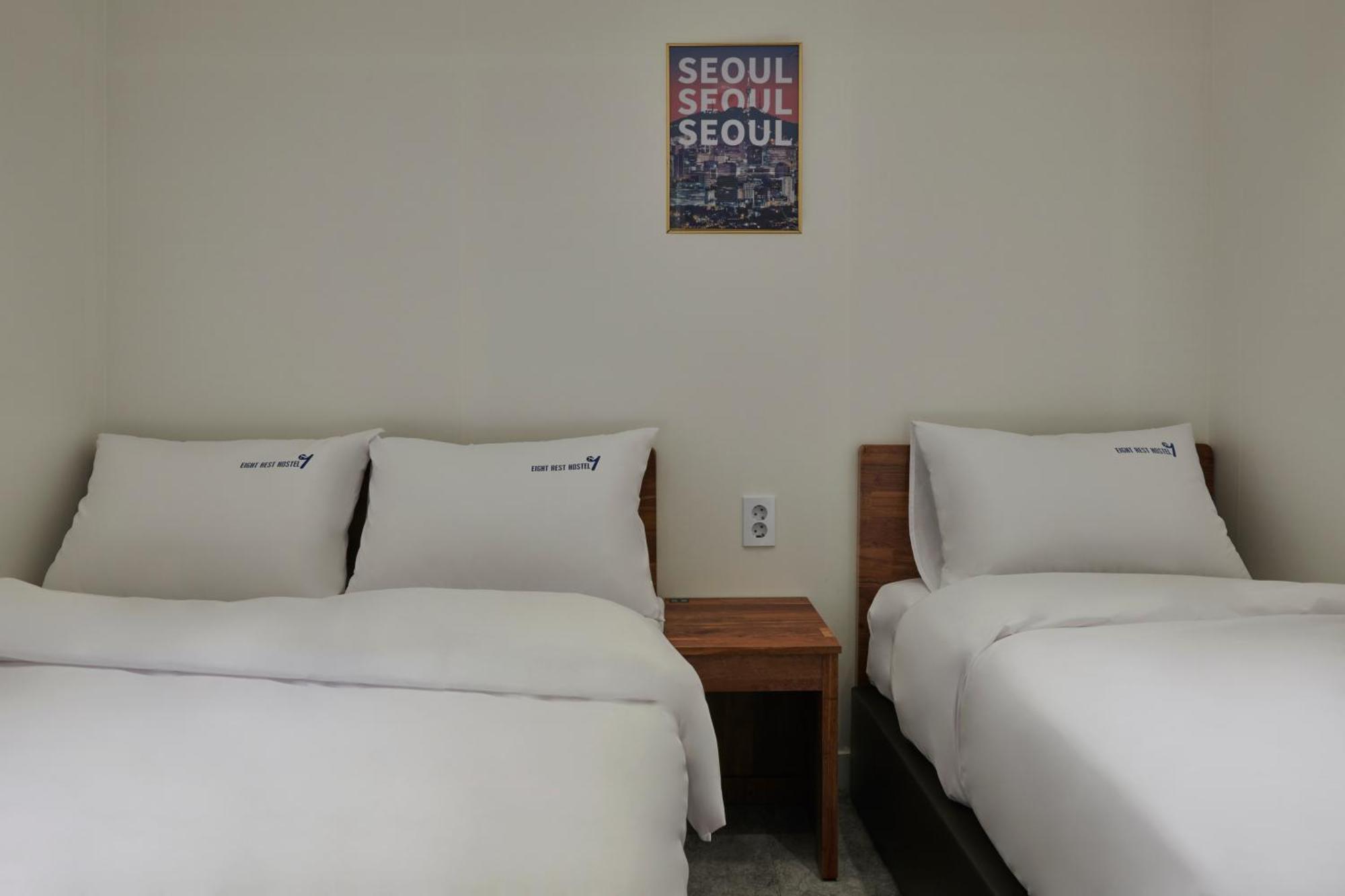 Eight Rest Hostel Myeongdong Szöul Kültér fotó